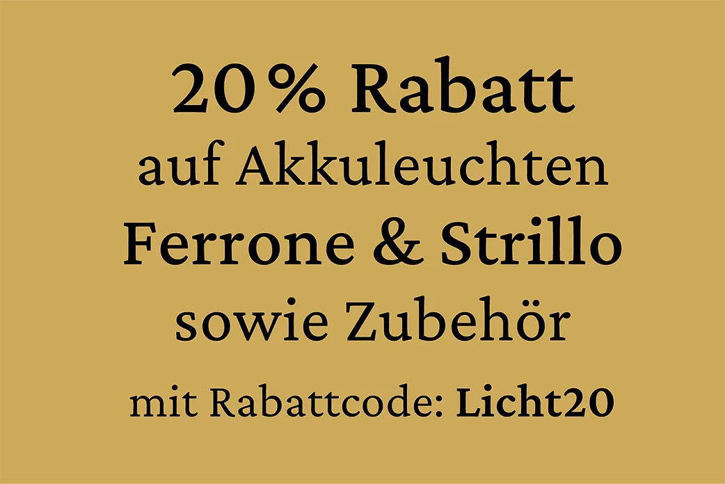 Ferrone - Akkuleuchten Ferrone - Akkuleuchten